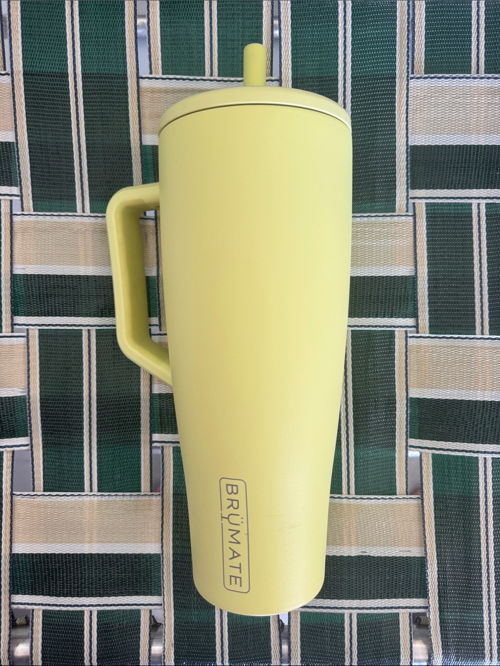 Brümate yellowish green 40 oz tumbler